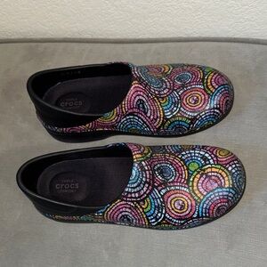 CROCS Multicolor Mosaic Slip-Ons